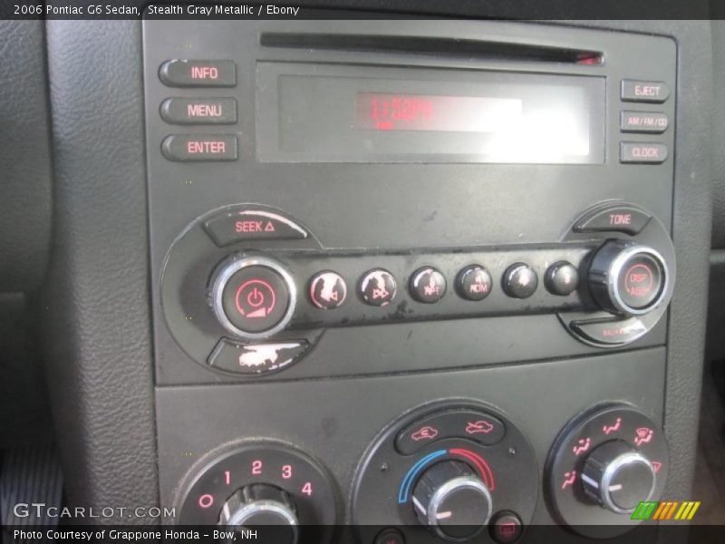 Stealth Gray Metallic / Ebony 2006 Pontiac G6 Sedan
