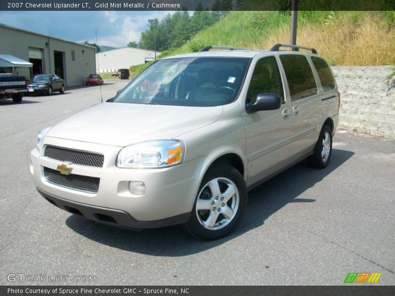 Gold Mist Metallic / Cashmere 2007 Chevrolet Uplander LT