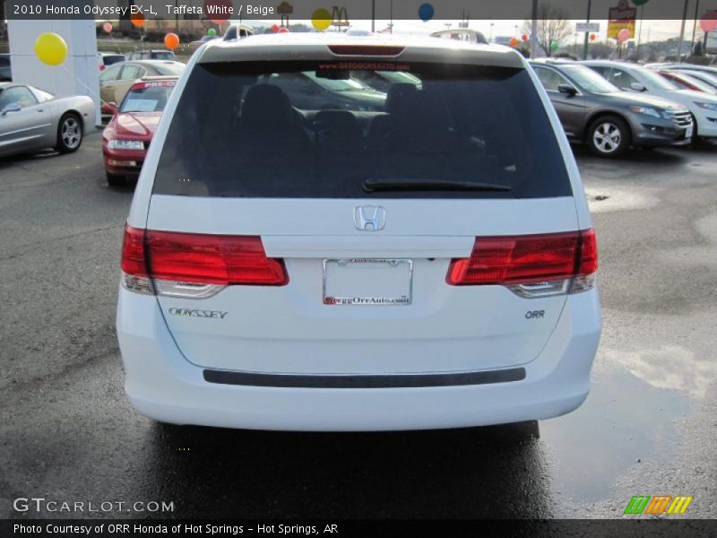 Taffeta White / Beige 2010 Honda Odyssey EX-L