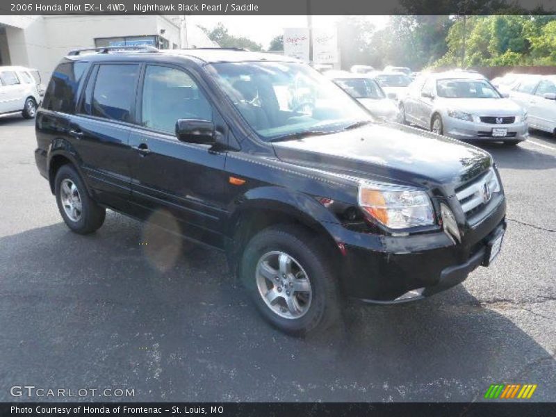 Nighthawk Black Pearl / Saddle 2006 Honda Pilot EX-L 4WD