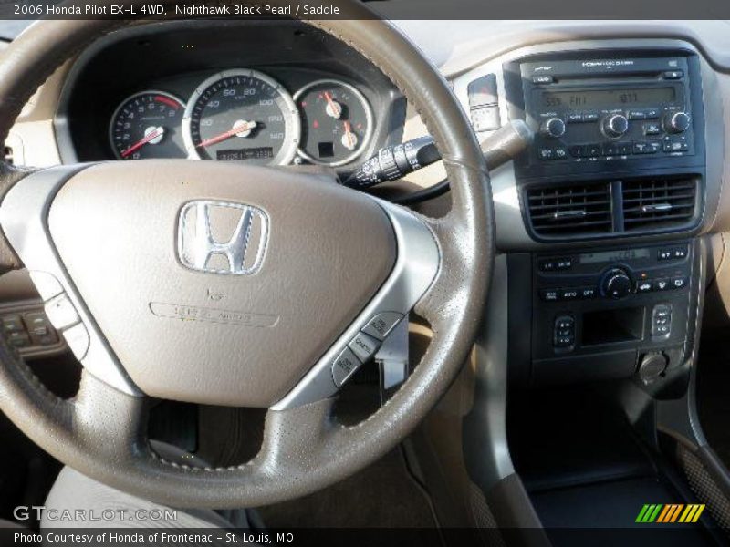Nighthawk Black Pearl / Saddle 2006 Honda Pilot EX-L 4WD