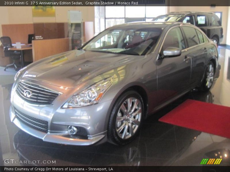 Graphite Shadow / Monaco Red 2010 Infiniti G  37 S Anniversary Edition Sedan