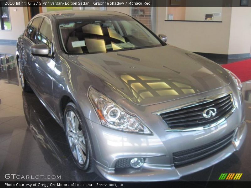 Graphite Shadow / Monaco Red 2010 Infiniti G  37 S Anniversary Edition Sedan