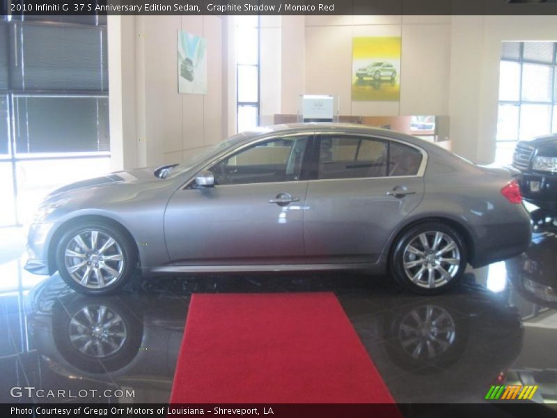 Graphite Shadow / Monaco Red 2010 Infiniti G  37 S Anniversary Edition Sedan