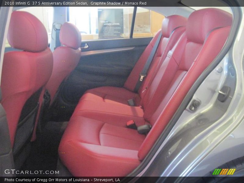 Graphite Shadow / Monaco Red 2010 Infiniti G  37 S Anniversary Edition Sedan