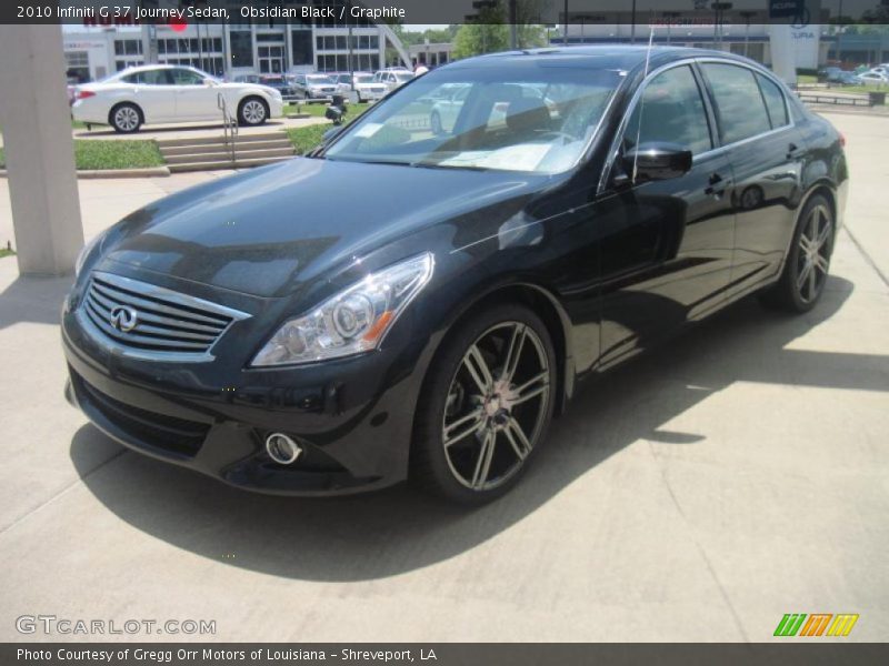 Obsidian Black / Graphite 2010 Infiniti G 37 Journey Sedan