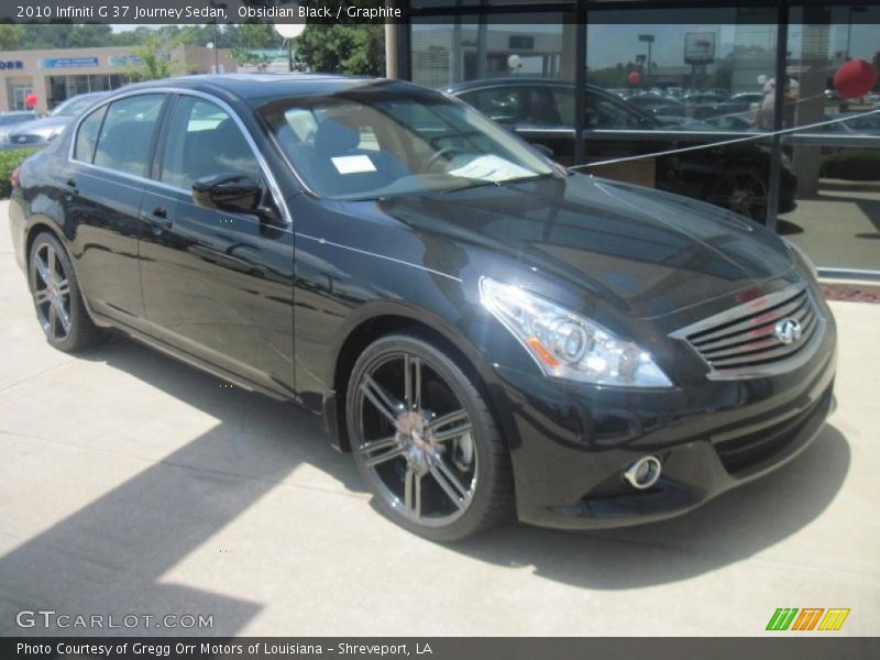 Obsidian Black / Graphite 2010 Infiniti G 37 Journey Sedan