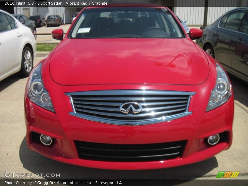 Vibrant Red / Graphite 2010 Infiniti G 37 S Sport Sedan