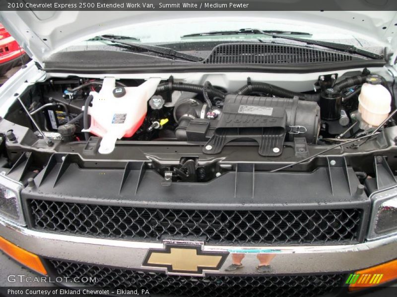 Summit White / Medium Pewter 2010 Chevrolet Express 2500 Extended Work Van
