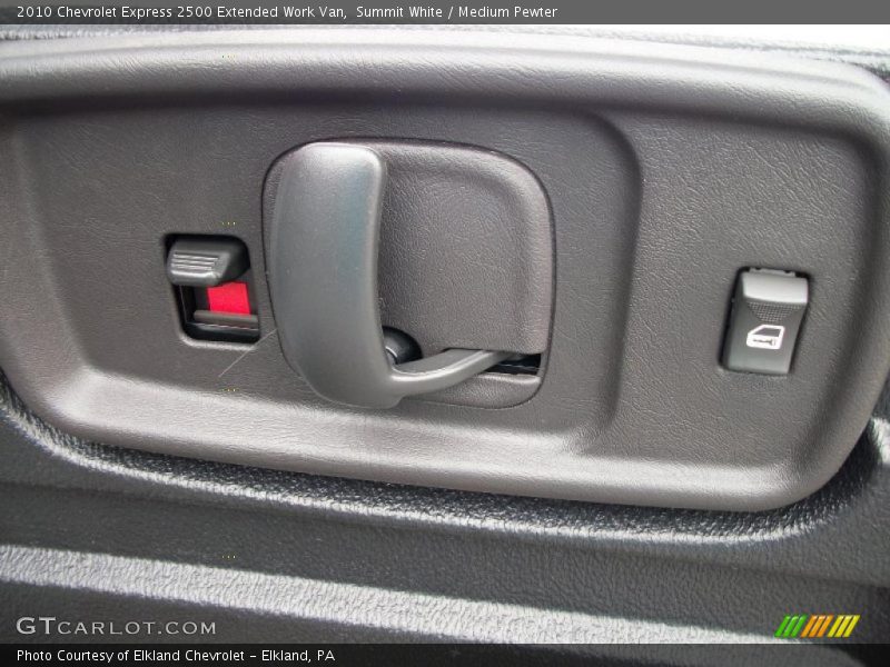 Summit White / Medium Pewter 2010 Chevrolet Express 2500 Extended Work Van