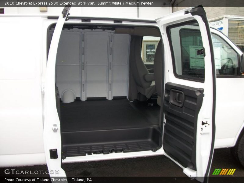 Summit White / Medium Pewter 2010 Chevrolet Express 2500 Extended Work Van