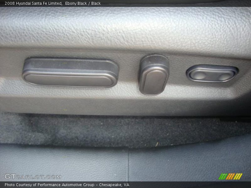 Ebony Black / Black 2008 Hyundai Santa Fe Limited