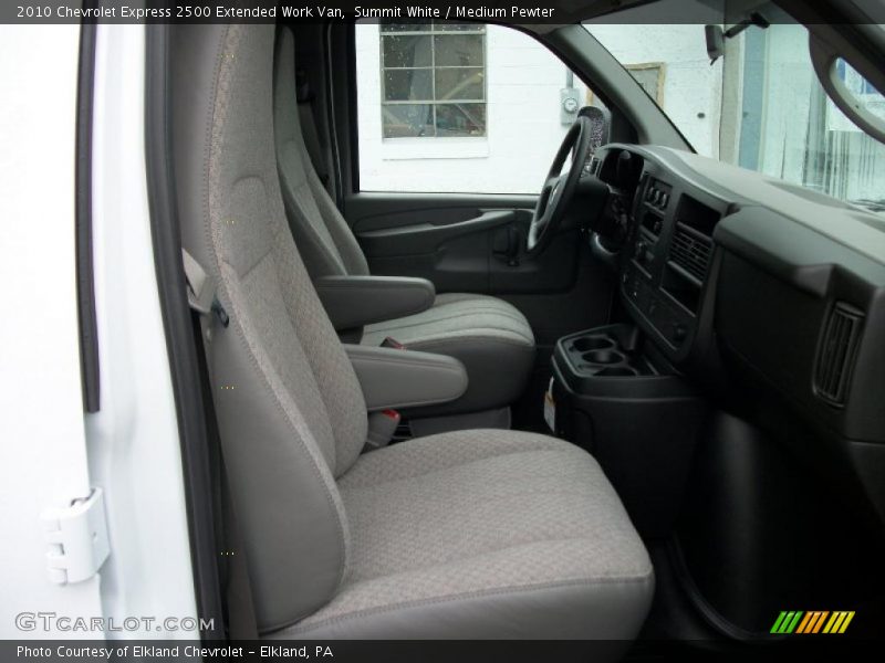 Summit White / Medium Pewter 2010 Chevrolet Express 2500 Extended Work Van