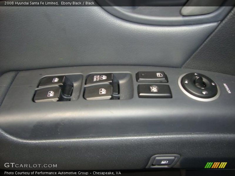 Ebony Black / Black 2008 Hyundai Santa Fe Limited