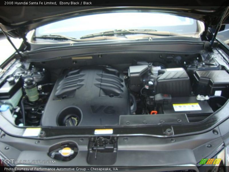 Ebony Black / Black 2008 Hyundai Santa Fe Limited