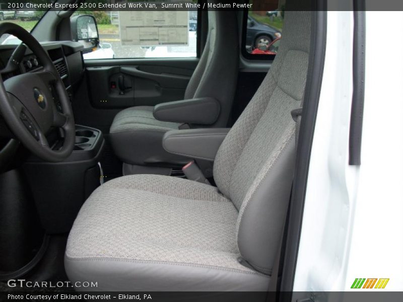 Summit White / Medium Pewter 2010 Chevrolet Express 2500 Extended Work Van