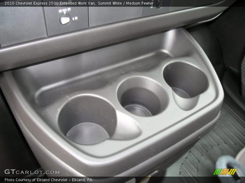 Summit White / Medium Pewter 2010 Chevrolet Express 2500 Extended Work Van