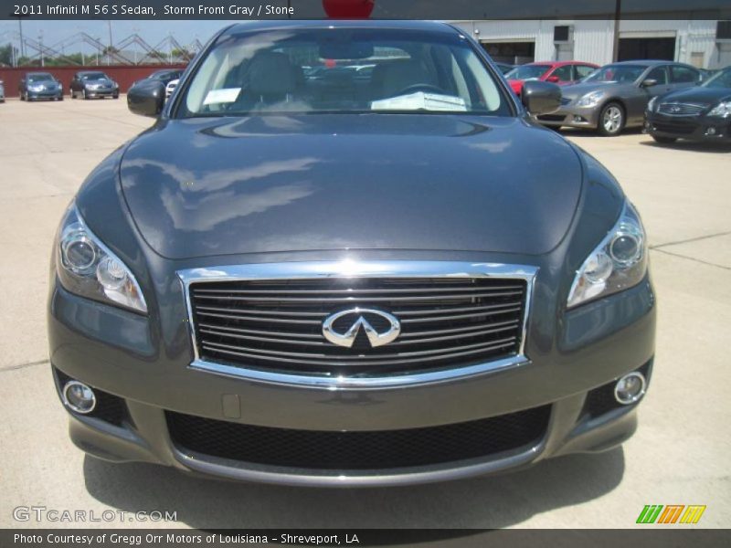 Storm Front Gray / Stone 2011 Infiniti M 56 S Sedan