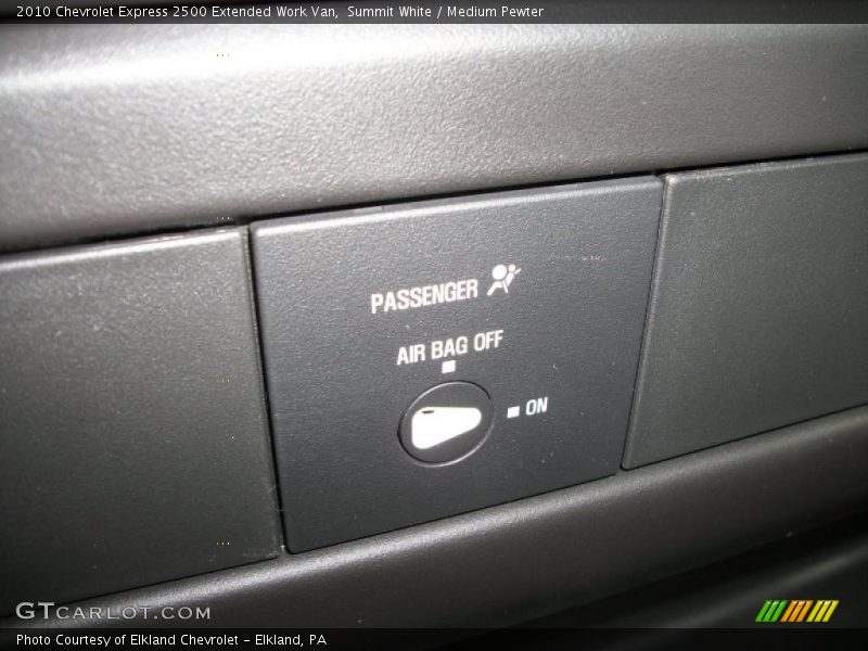 Summit White / Medium Pewter 2010 Chevrolet Express 2500 Extended Work Van