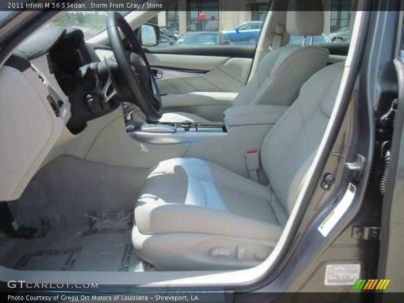Storm Front Gray / Stone 2011 Infiniti M 56 S Sedan