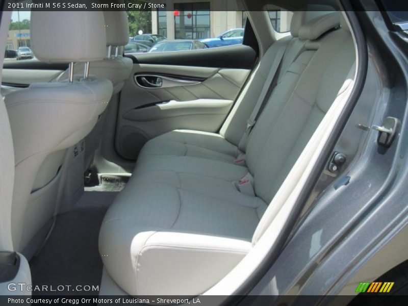 Storm Front Gray / Stone 2011 Infiniti M 56 S Sedan