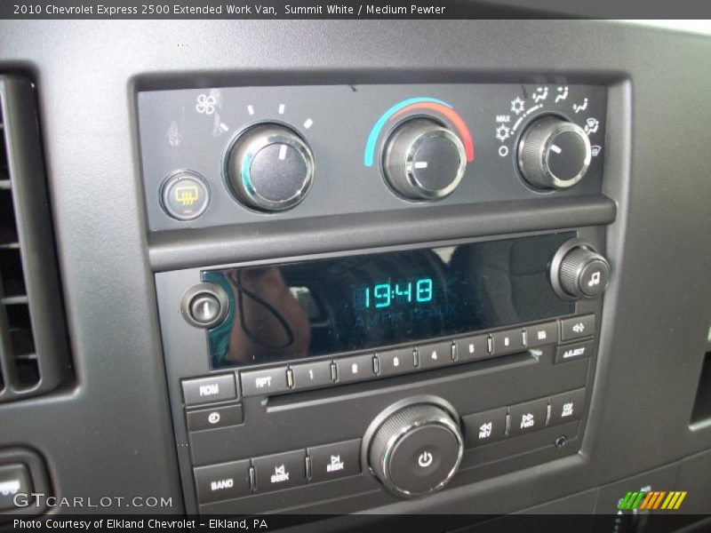 Summit White / Medium Pewter 2010 Chevrolet Express 2500 Extended Work Van