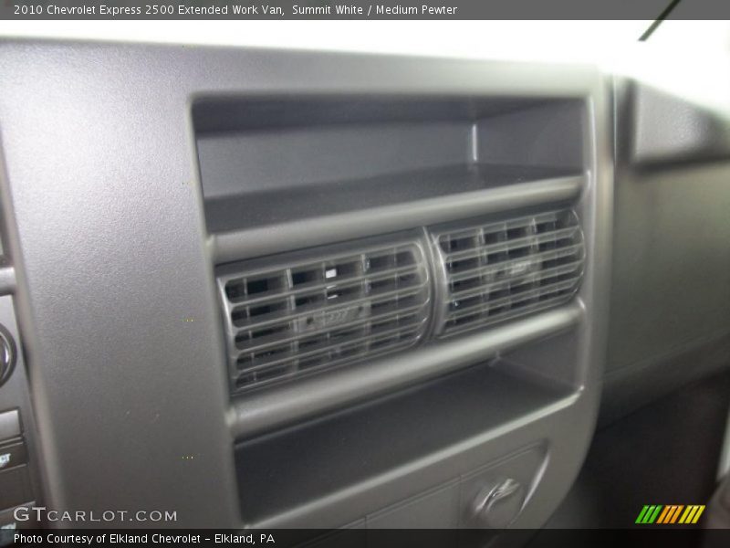 Summit White / Medium Pewter 2010 Chevrolet Express 2500 Extended Work Van