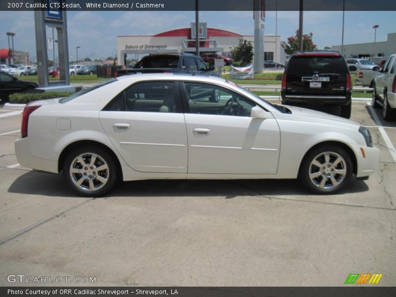 White Diamond / Cashmere 2007 Cadillac CTS Sedan
