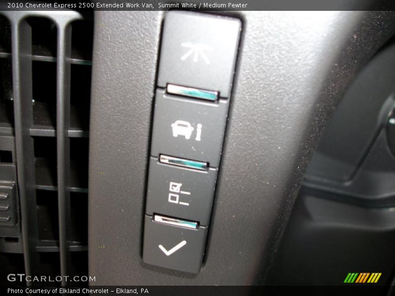Summit White / Medium Pewter 2010 Chevrolet Express 2500 Extended Work Van