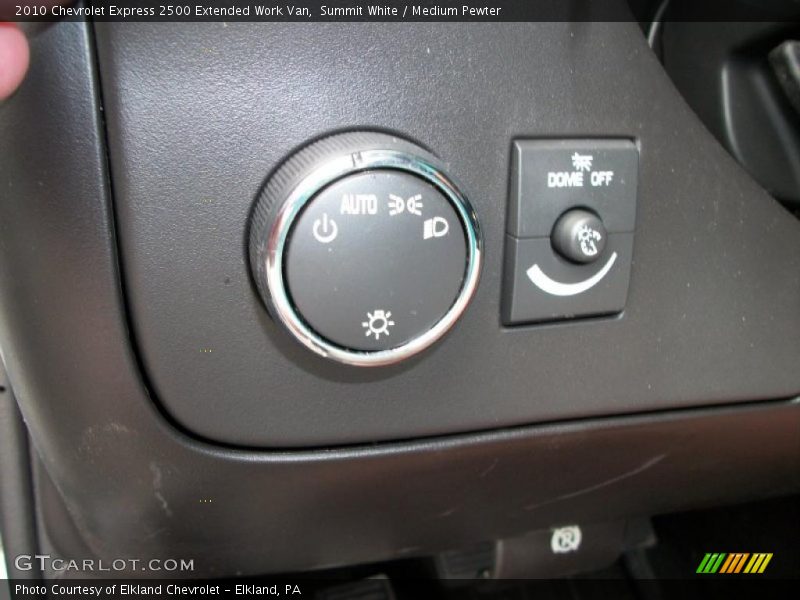 Summit White / Medium Pewter 2010 Chevrolet Express 2500 Extended Work Van