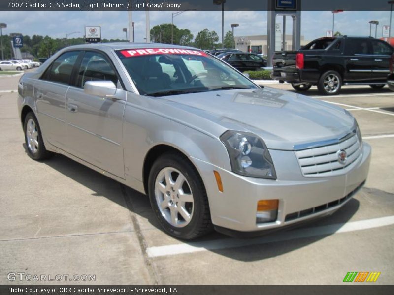 Light Platinum / Light Gray/Ebony 2007 Cadillac CTS Sedan