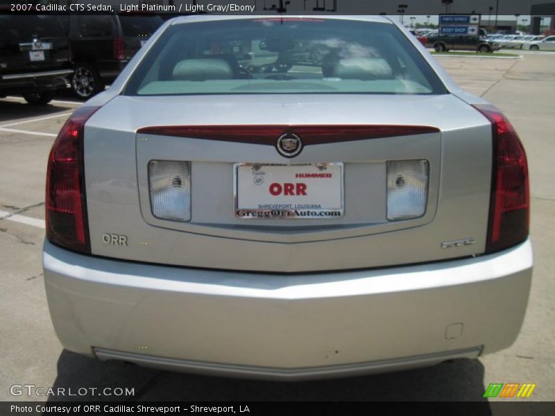 Light Platinum / Light Gray/Ebony 2007 Cadillac CTS Sedan
