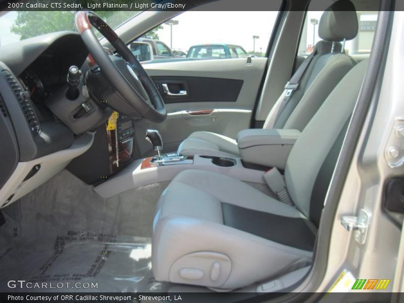 Light Platinum / Light Gray/Ebony 2007 Cadillac CTS Sedan