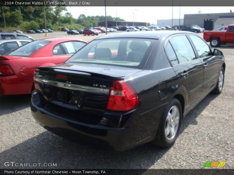 Black / Gray 2004 Chevrolet Malibu LT V6 Sedan