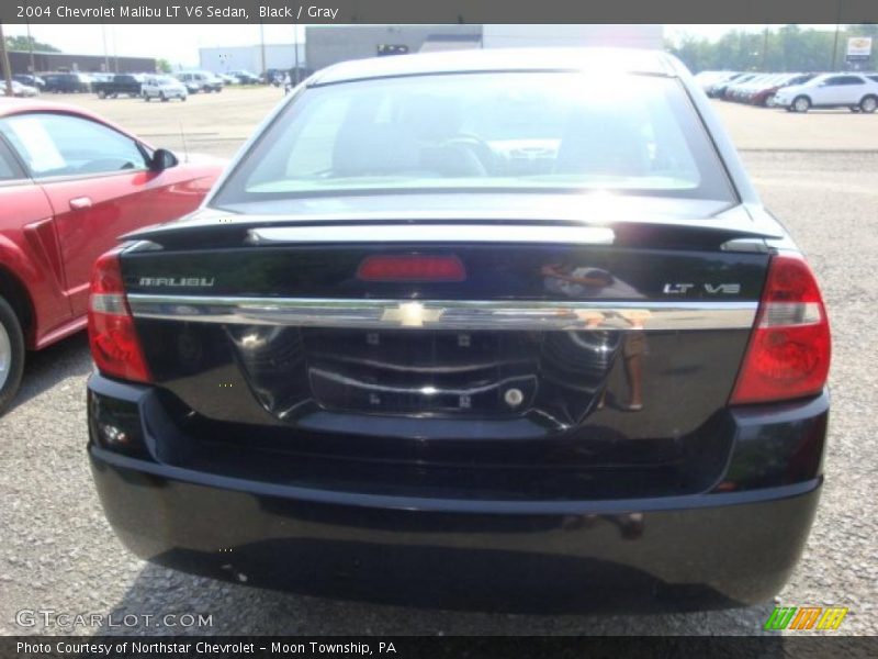 Black / Gray 2004 Chevrolet Malibu LT V6 Sedan