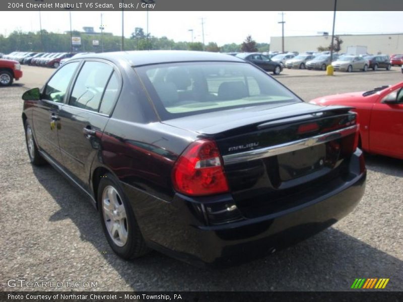 Black / Gray 2004 Chevrolet Malibu LT V6 Sedan