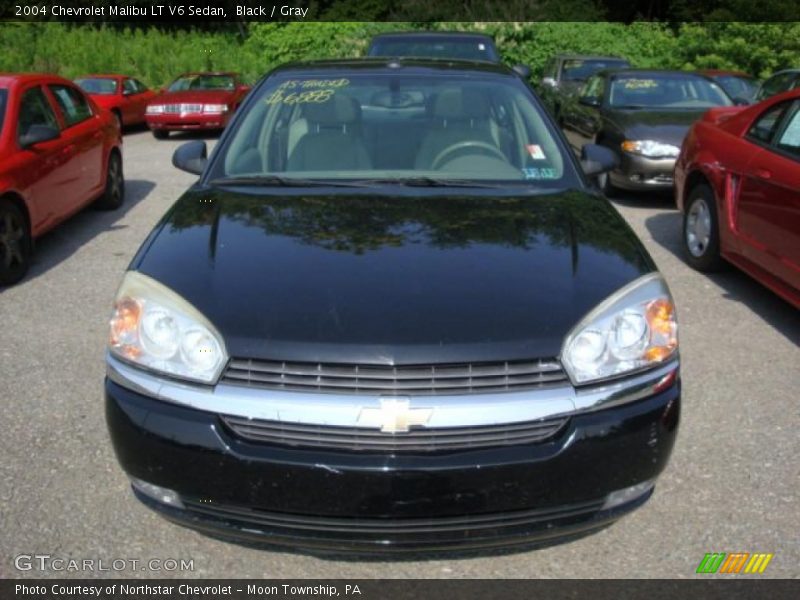 Black / Gray 2004 Chevrolet Malibu LT V6 Sedan