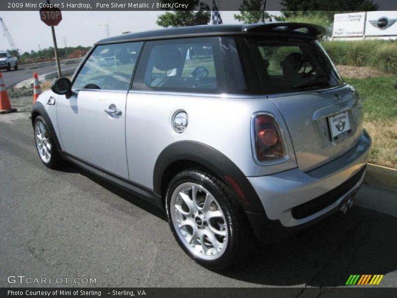 Pure Silver Metallic / Black/Grey 2009 Mini Cooper S Hardtop