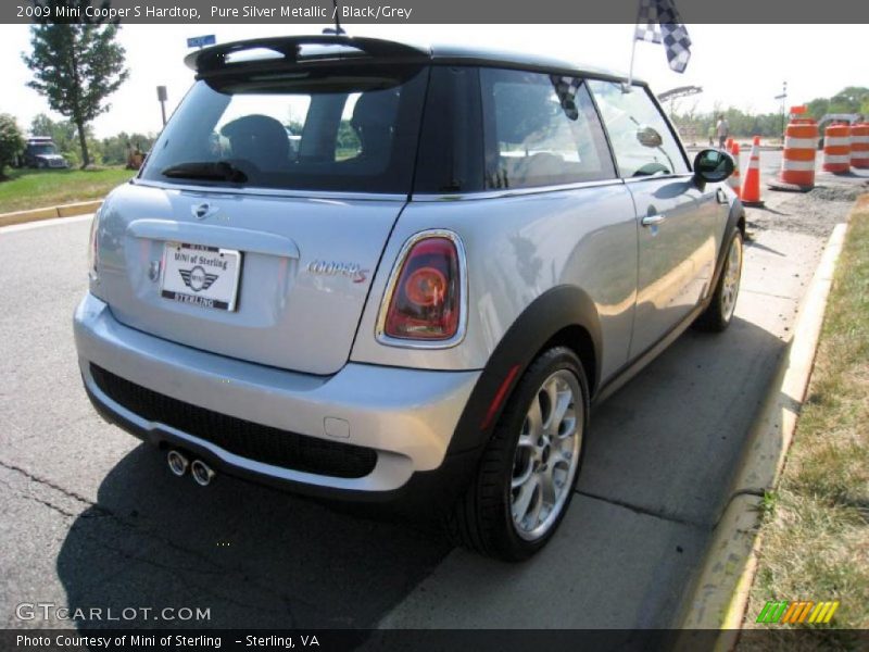 Pure Silver Metallic / Black/Grey 2009 Mini Cooper S Hardtop