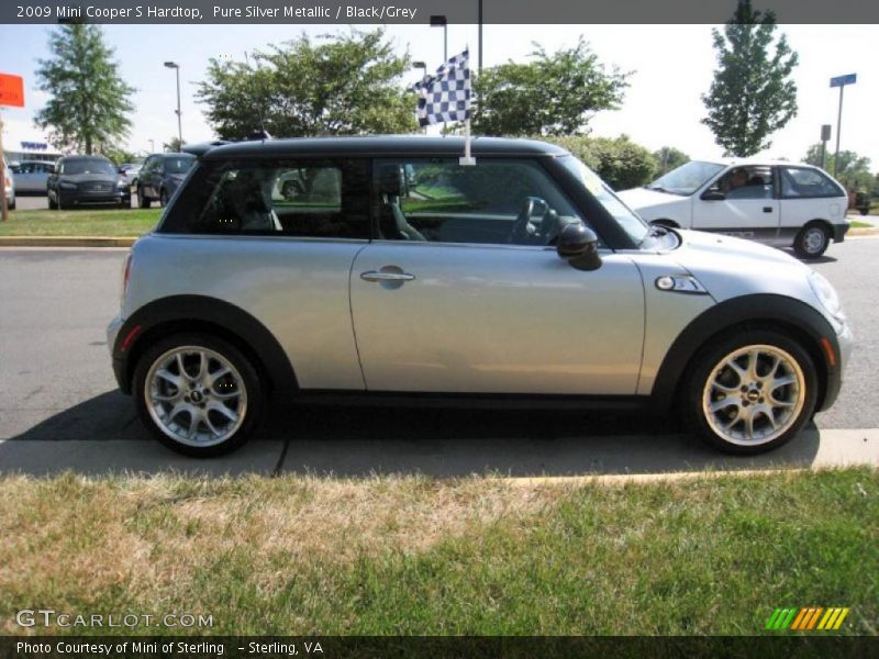 Pure Silver Metallic / Black/Grey 2009 Mini Cooper S Hardtop