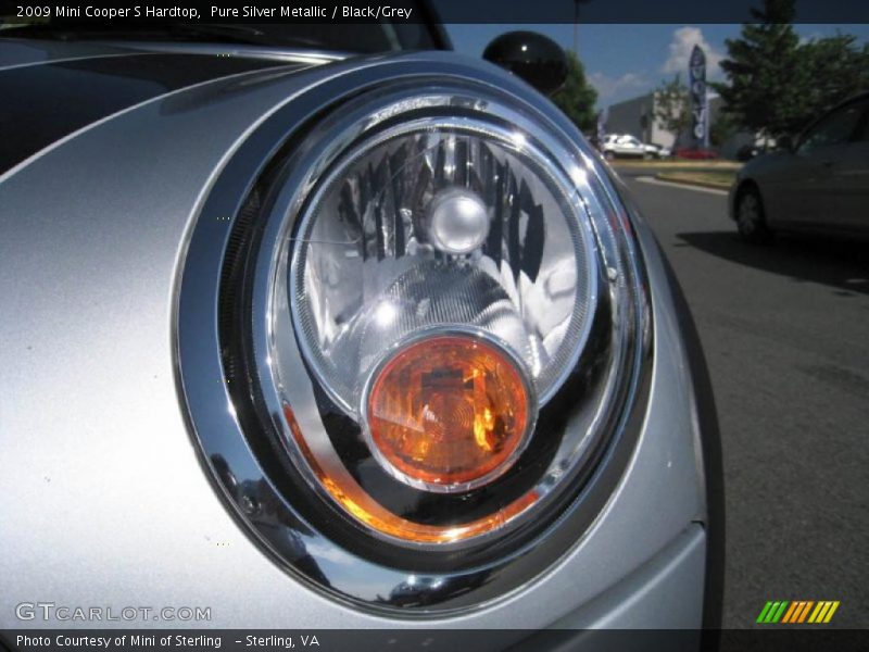 Pure Silver Metallic / Black/Grey 2009 Mini Cooper S Hardtop
