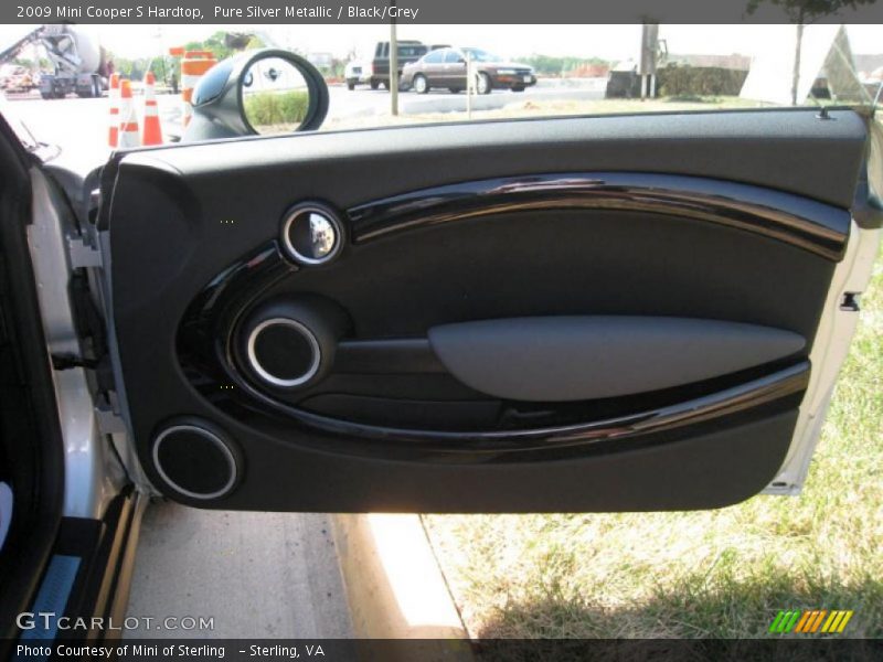 Pure Silver Metallic / Black/Grey 2009 Mini Cooper S Hardtop