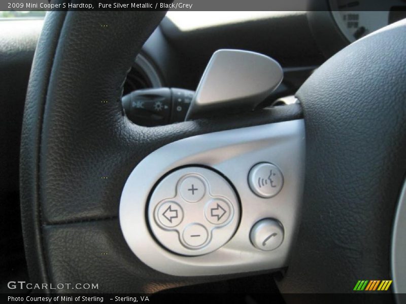 Pure Silver Metallic / Black/Grey 2009 Mini Cooper S Hardtop