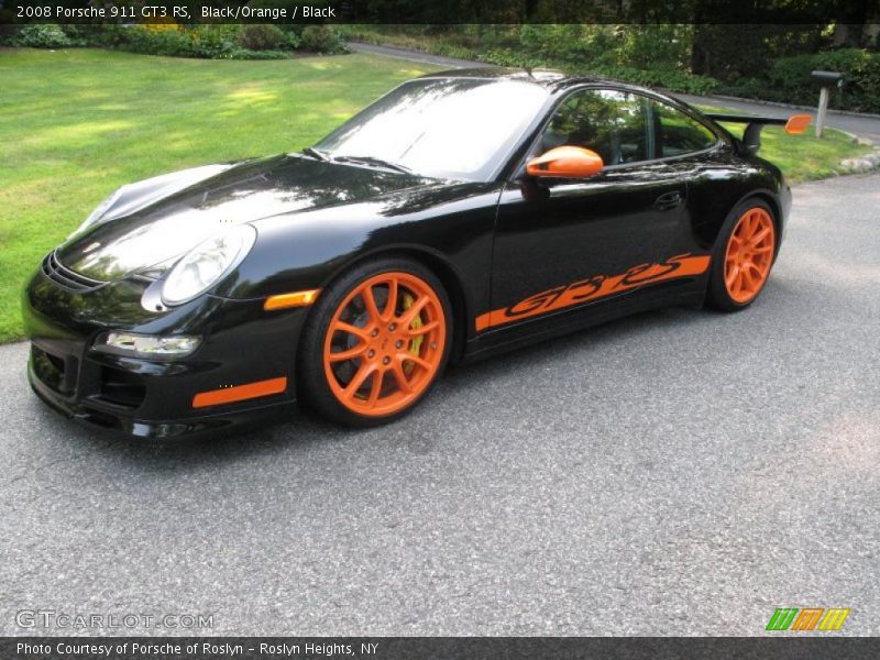 Black/Orange / Black 2008 Porsche 911 GT3 RS