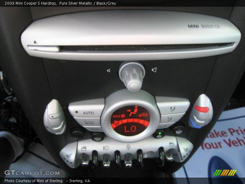 Pure Silver Metallic / Black/Grey 2009 Mini Cooper S Hardtop