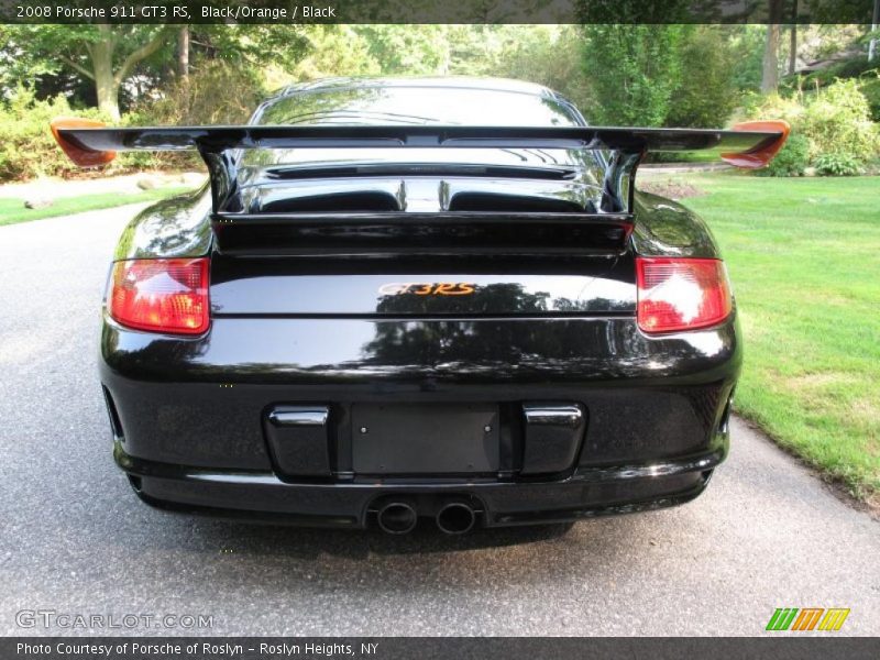 Black/Orange / Black 2008 Porsche 911 GT3 RS