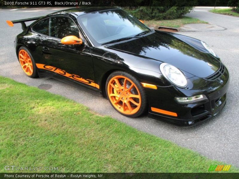 Black/Orange / Black 2008 Porsche 911 GT3 RS