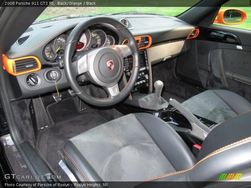 Black/Orange / Black 2008 Porsche 911 GT3 RS