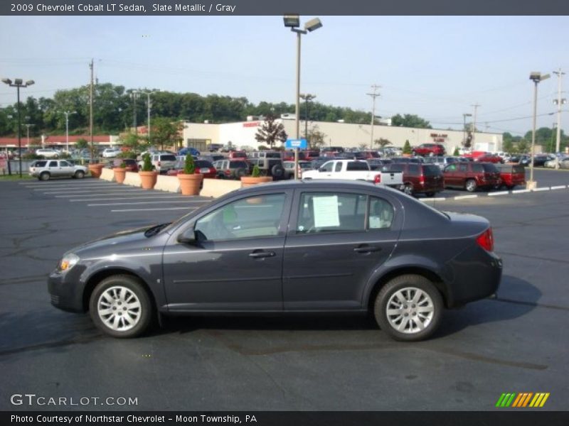 Slate Metallic / Gray 2009 Chevrolet Cobalt LT Sedan