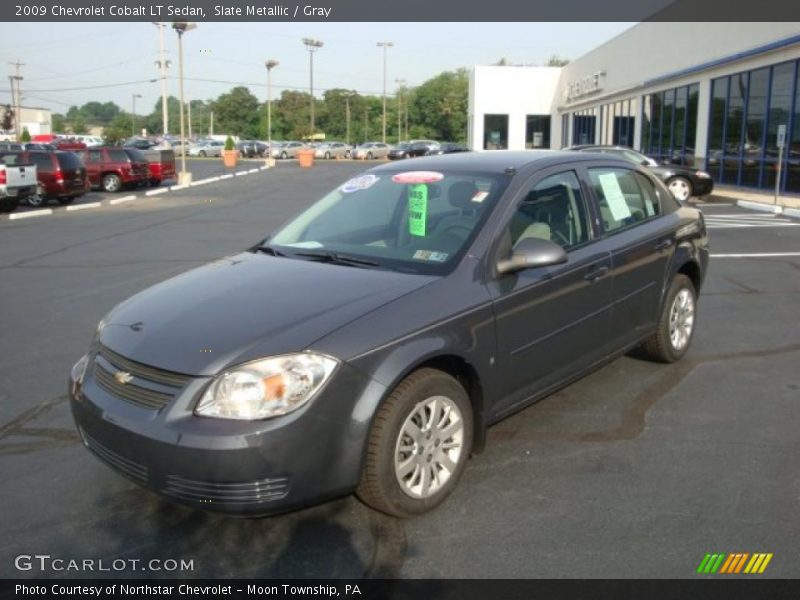 Slate Metallic / Gray 2009 Chevrolet Cobalt LT Sedan